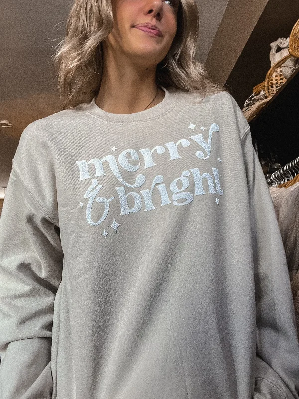 Merry & Bright Sweatshirt Feminine Women's Style 