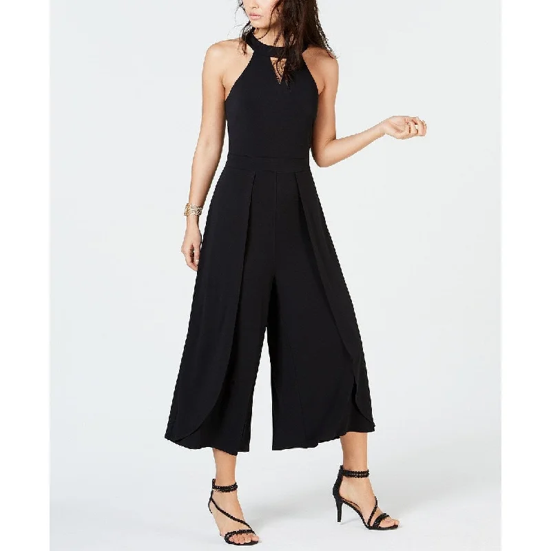 Thalia Sodi Women's Wide-Leg Jumpsuit Black Size Extra Small - X-Small