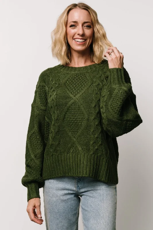 Anthony Knit Sweater | Green