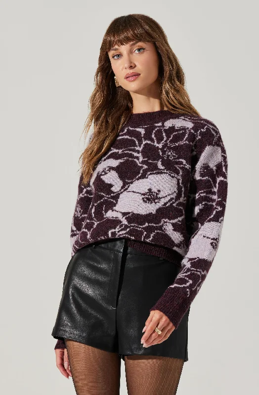 Saira Floral Sweater