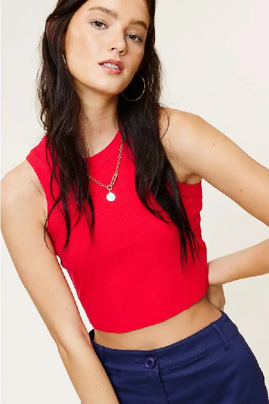 LA Basic Crop - Red