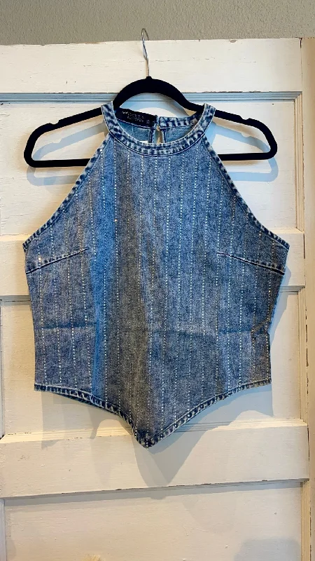 Vegas Denim Top